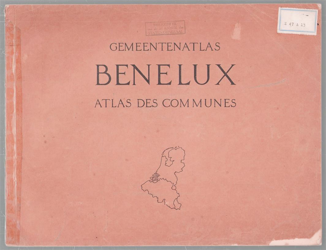 Gemeentenatlas Benelux = Atlas des communes