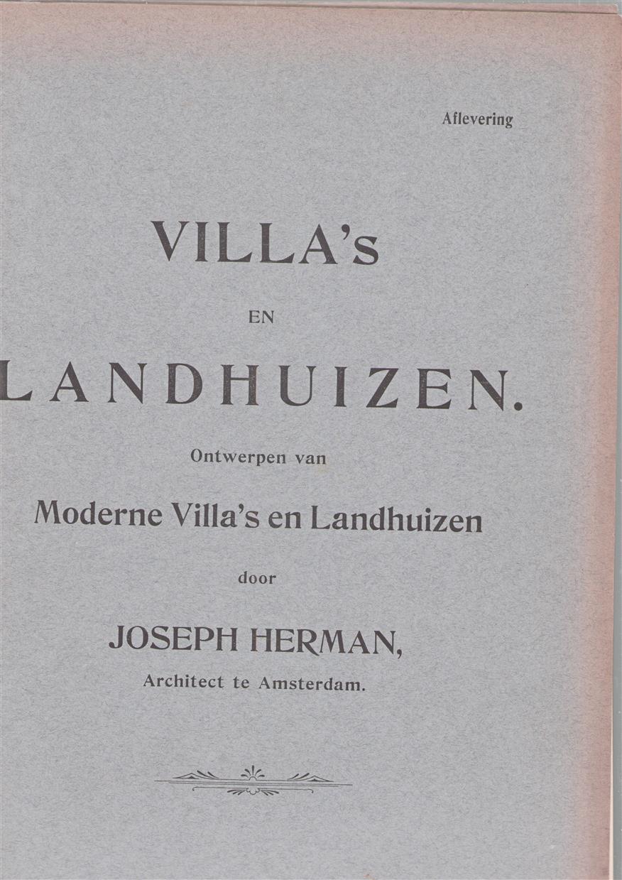 Villa's en landhuizen, ontwerpen van moderne villa's en landhuizen