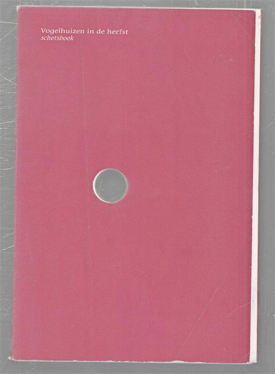 vogelhuizen in de herfst , Schetsboek