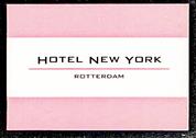 Hotel New York :  Rotterdam