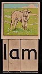 LAM  Klassikale leesplank losse kaart met de letters