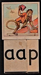 AAP Klassikale leesplank losse kaart met de letters