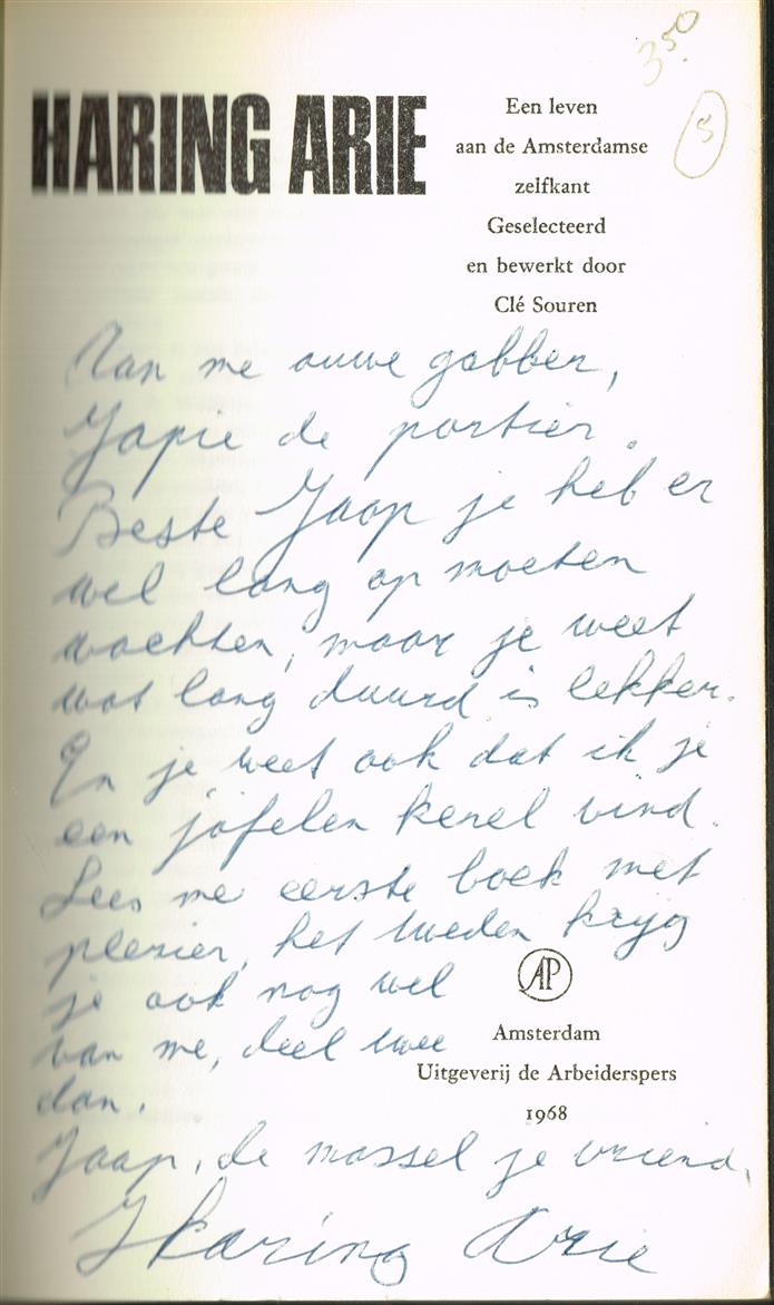 Haring Arie, een leven aan de Amsterdamse zelfkant