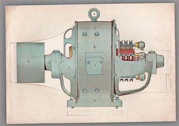 Gelijkstroommotor, De automobiel, Sijthoff's beweegbare modellen van hedendaagsche techniek : met beschrijvenden tekst [