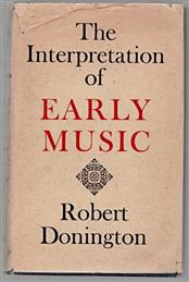 The interpretation of early music