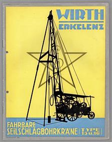 Fahrbare Seilschlagbohrkrane Type 15 und 16