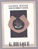 (POSTER - AFFICHE) G. Braque - Galerie Maeght