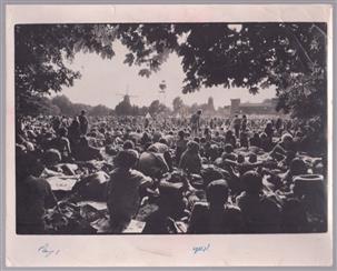 Origina big size PHOTO "popfestival in het Kralingsche bos"te Rotterdam