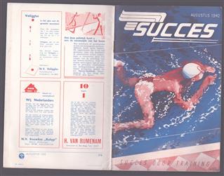 Tijdschrift "Succes"Omslag illustratie Hans Borrebach -  Augustus 1942