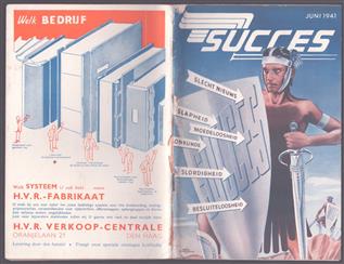 Tijdschrift "Succes"Omslag illustratie Hans Borrebach -  Juni 1941