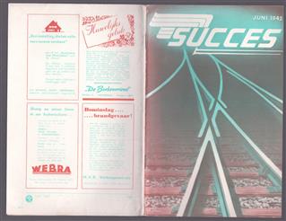 Tijdschrift "Succes"Omslag illustratie Hans Borrebach -  Juni 1942