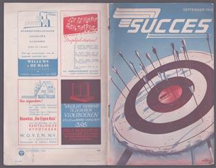 Tijdschrift "Succes"Omslag illustratie Hans Borrebach -  September 1942