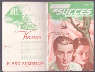 Tijdschrift "Succes"Omslag illustratie Hans Borrebach -  Mei 1941
