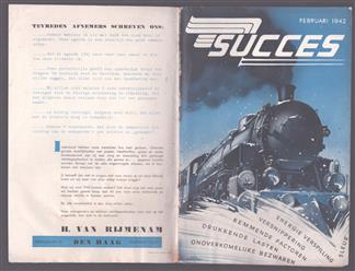 Tijdschrift "Succes"Omslag illustratie Hans Borrebach -  Februari 1942