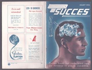 Tijdschrift "Succes"Omslag illustratie Hans Borrebach -  Maart 1942