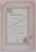 Aanteekeningen betreffende de voornaamste gebouwen in de gemeente Franeker