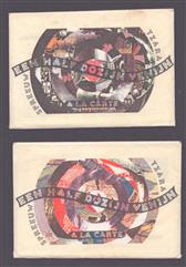 Een half dozijn venijn - 2 kaarten in 2 originele enveloppen, oplage 150 ex