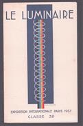 Le Luminaire -Exposition Internationale des Arts et Techniques, Paris 1937 Cataloges exposanten