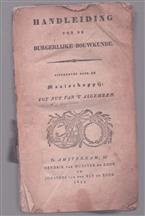 Handleiding tot de burgerlijke bouwkunde