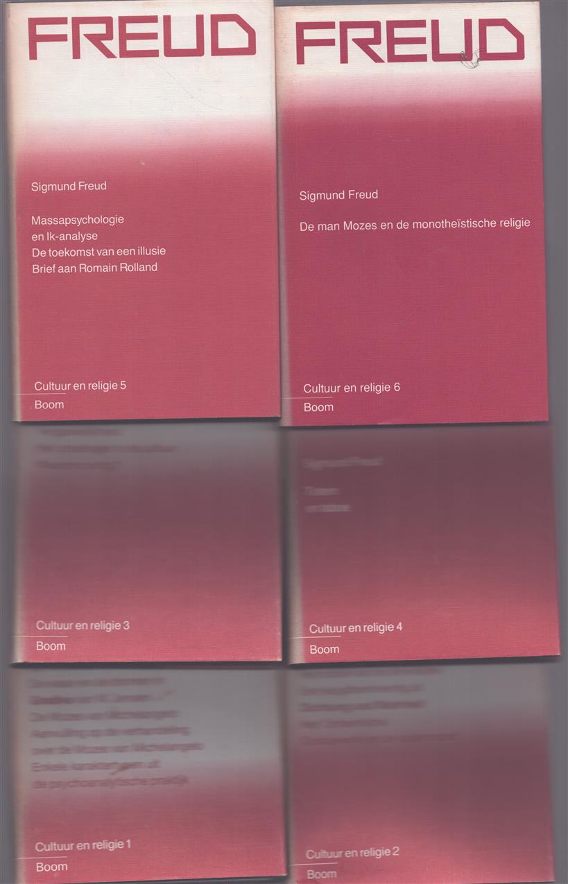 Set 6 delen -Cultuur en religie, Sigmund Freud Nederlandse editie