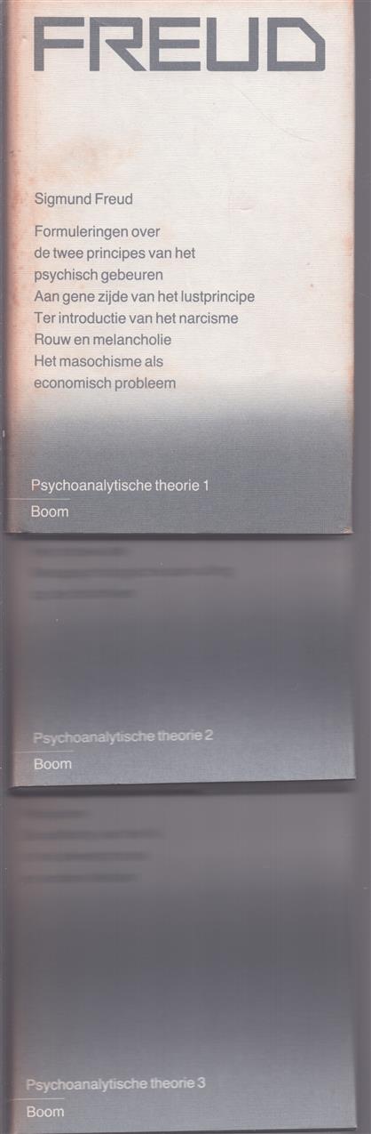 Psychoanalytische theorie, Sigmund Freud Nederlandse editie