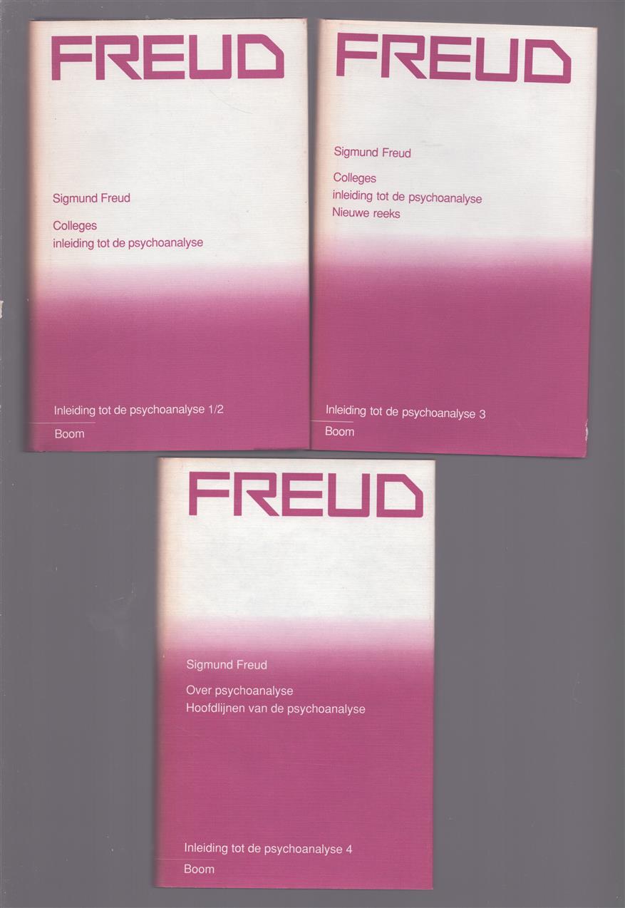 Inleiding tot de psychoanalyse, Sigmund Freud Nederlandse editie