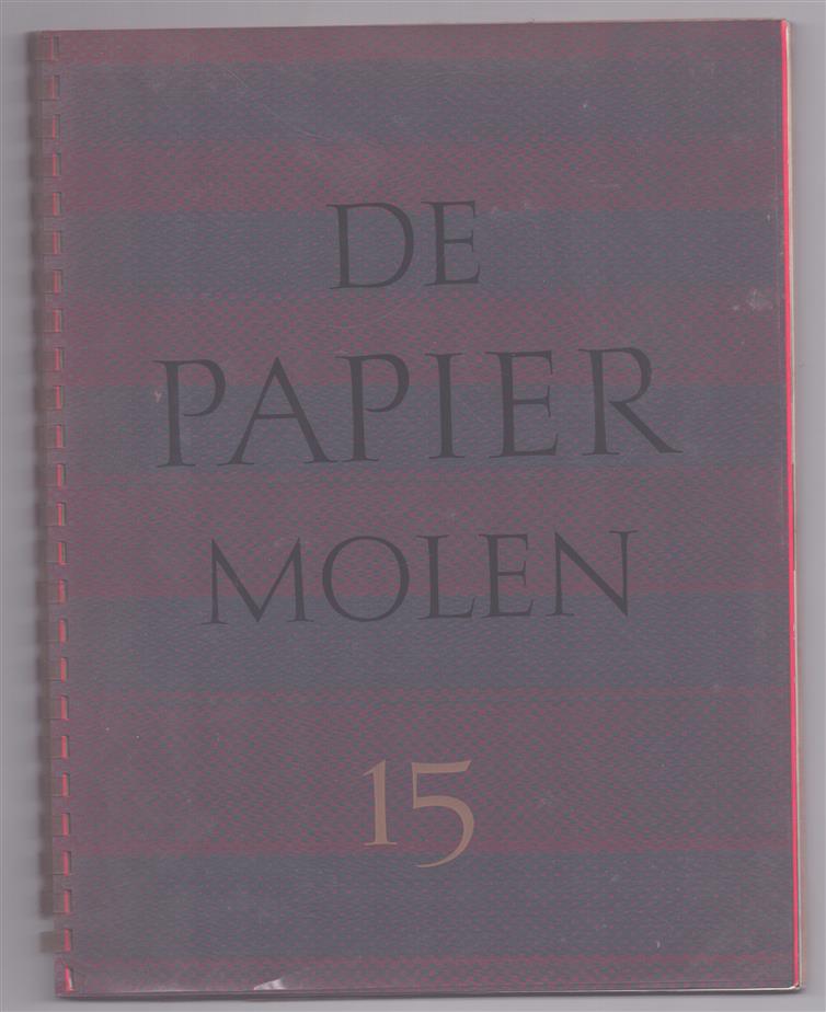 De papiermolen 15, tijdschrift voor de grafische vakken