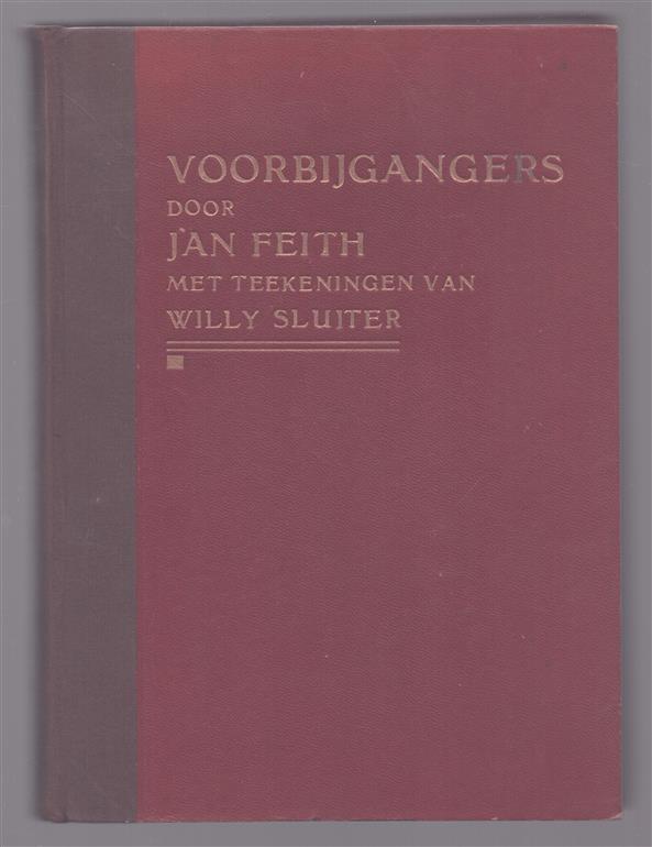 Voorbijgangers met illustratoes van Willy Sluiters