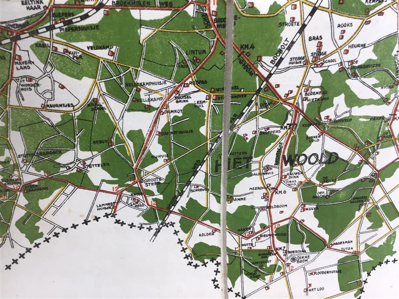Wandelkaart der gemeente Winterswijk