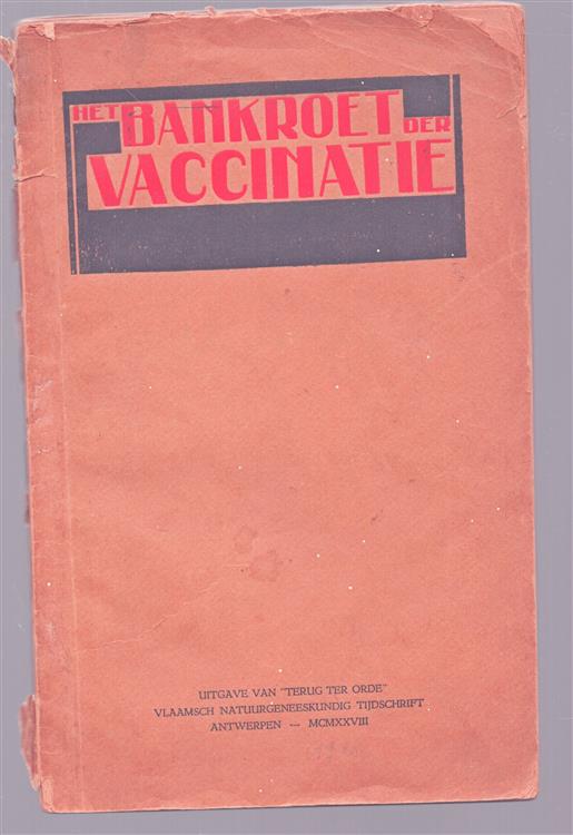 Het bankroet der vaccinatie