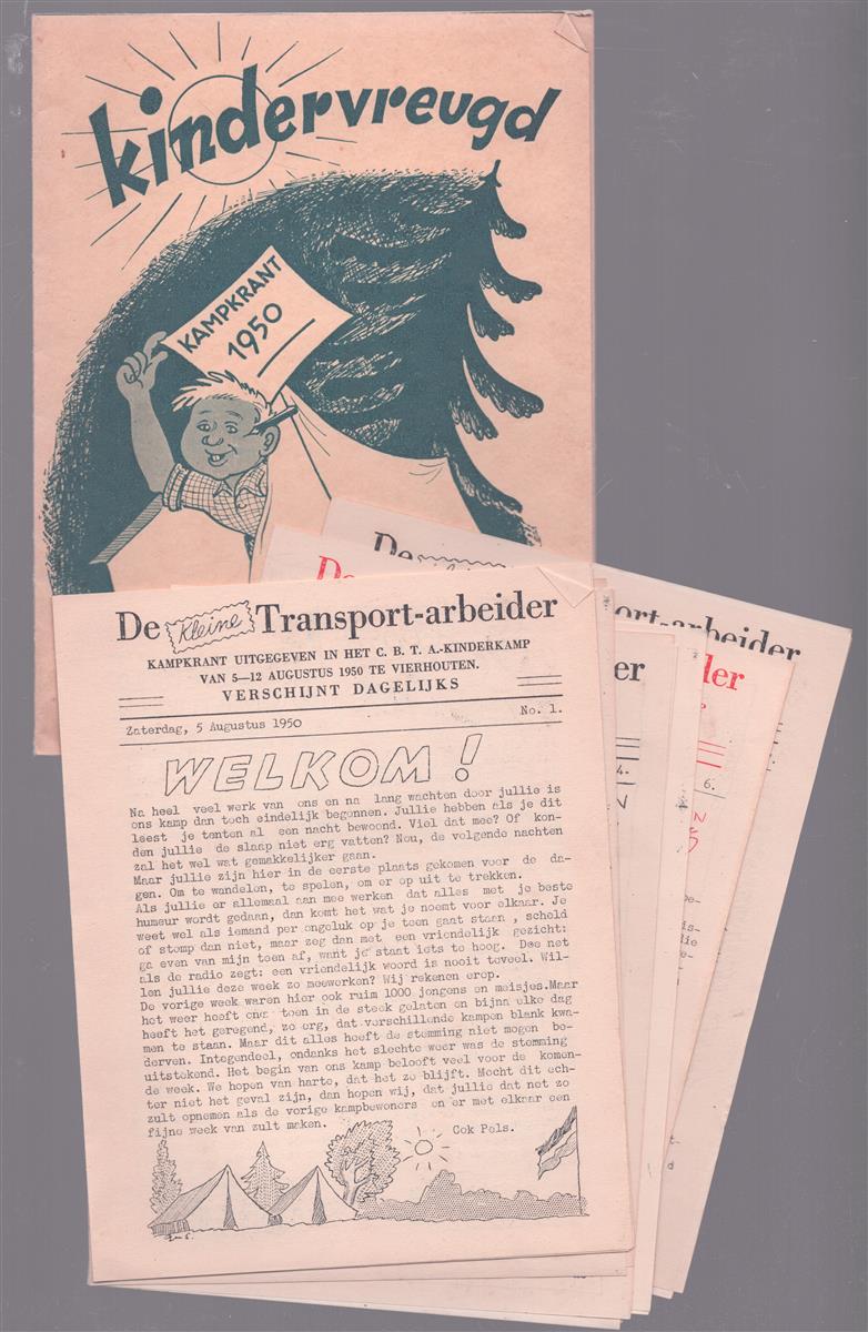 De kampkrant, Verschijnt dagelijks in het C.B.T.A. kinderkamp (van 5  - 12 Augustus 1950) te Vierhouten