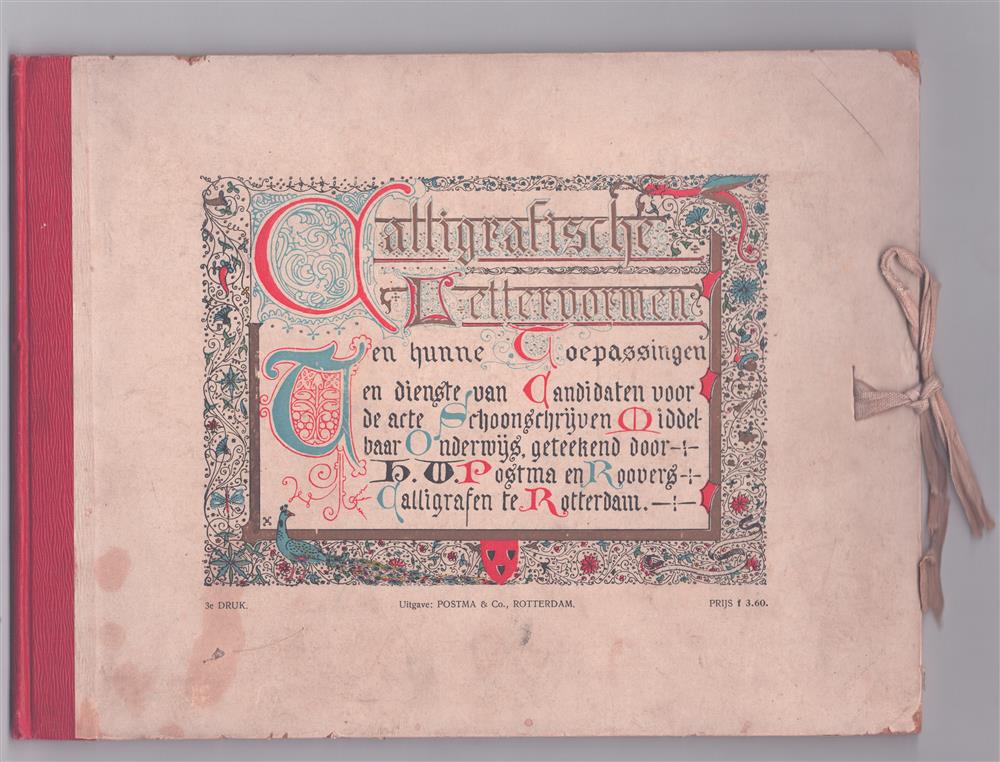 Calligrafische lettervormen en hunne toepassingen ten dienste van candidaten voor de acte Schoonschrijven Middelbaar Onderwijs