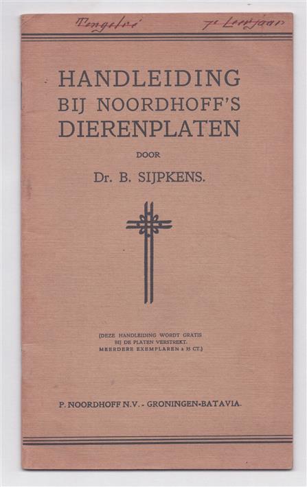 Catalogus / Handleiding bij Noordhoff s dierenplaten