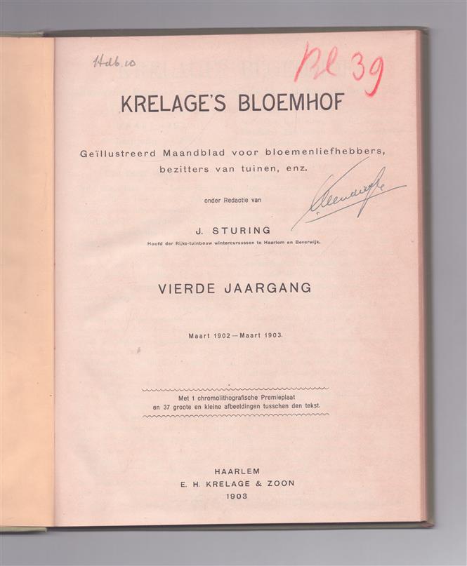 Krelage’s Bloemhof. Vierde jaargang, maart 1902 – maart 1903