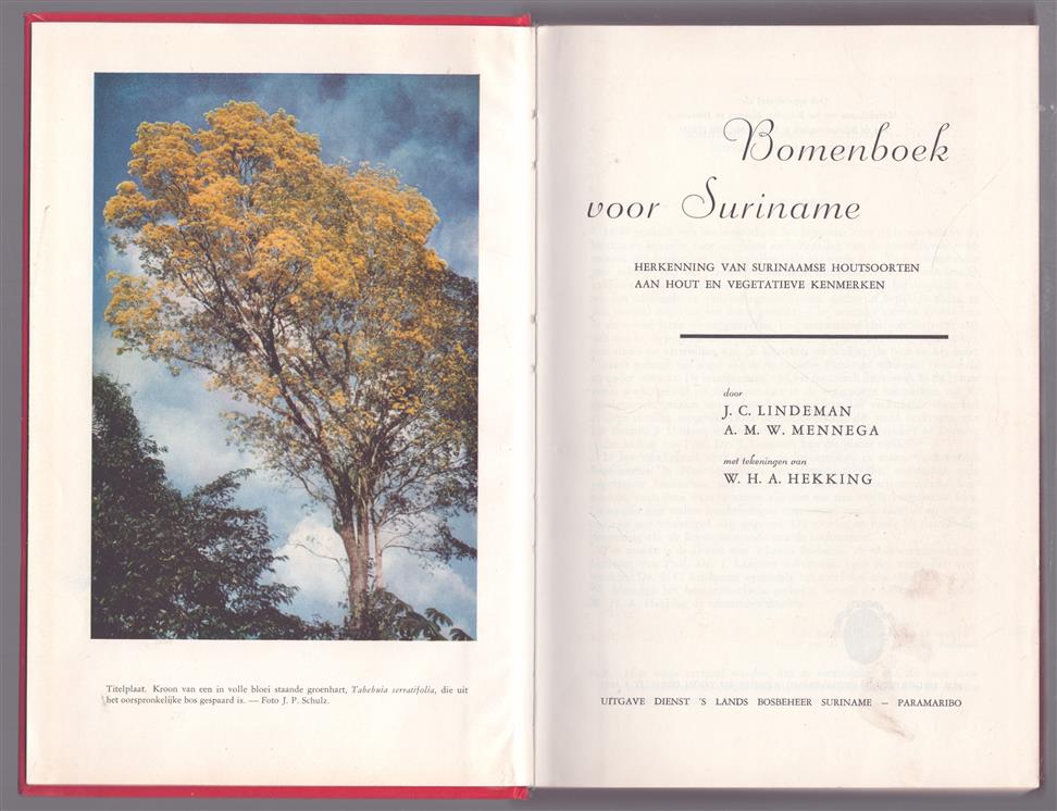 Bomenboek voor Suriname